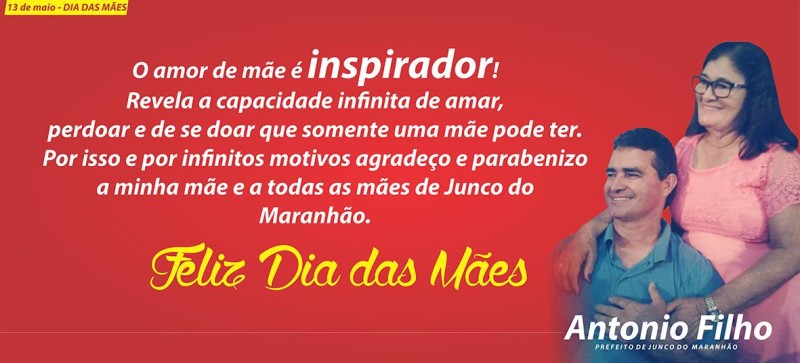 Prefeitura de Junco do Maranhão vai realizar um ‘festão’ para as mães nesse domingo, 13