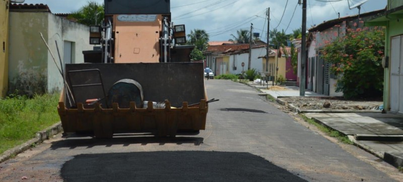 Mais ruas são recuperadas pela Prefeitura de Maracaçumé