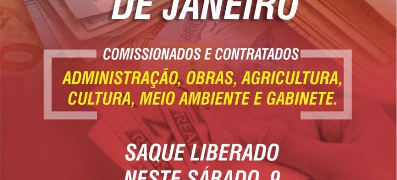 Prefeitura de Amapá efetua pagamento de janeiro dos contratados e comissionados