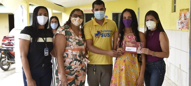 Mais 8 gestantes receberam o cartão do Programa Cheque Cesta Básica em Junco do Maranhão