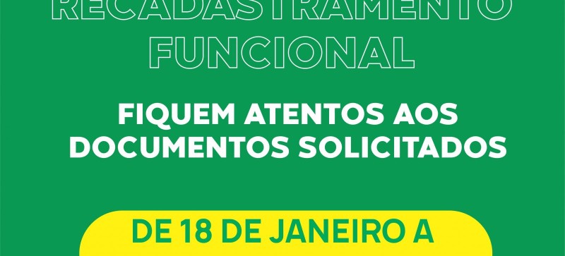 Governador Nunes Freire: recadastramento dos servidores públicos concursados iniciará nesta segunda, 18