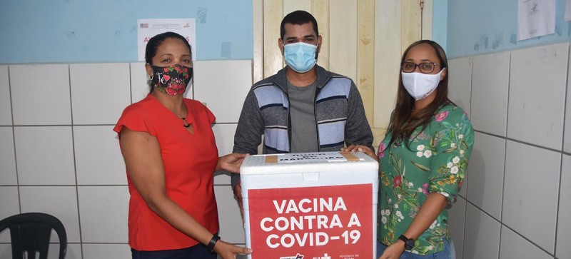 Vacina contra a covid-19 chega a Junco do Maranhão