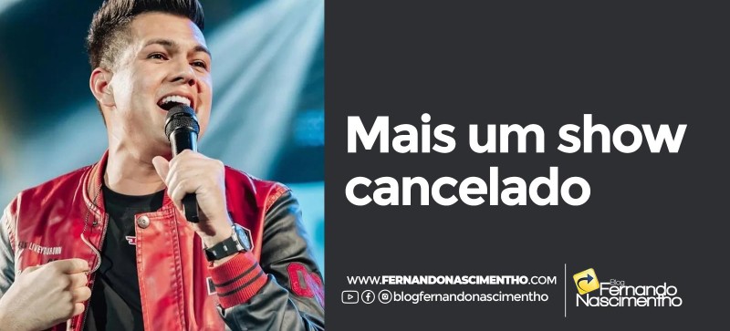 Desembargador determina o cancelamento do show de Vitor Fernandes no aniversário de Paço do Lumiar, na Grande São Luís