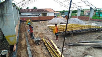 Construção do ginásio poliesportivo do Povoado Cajueiro é retomada