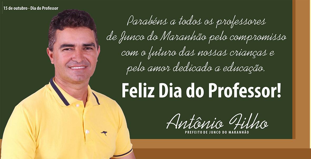 Prefeito de Junco do Maranhão dedica homenagem aos professores