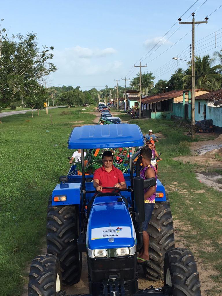 Em clima de festa população de Junco do Maranhão recebe patrulha agrícola