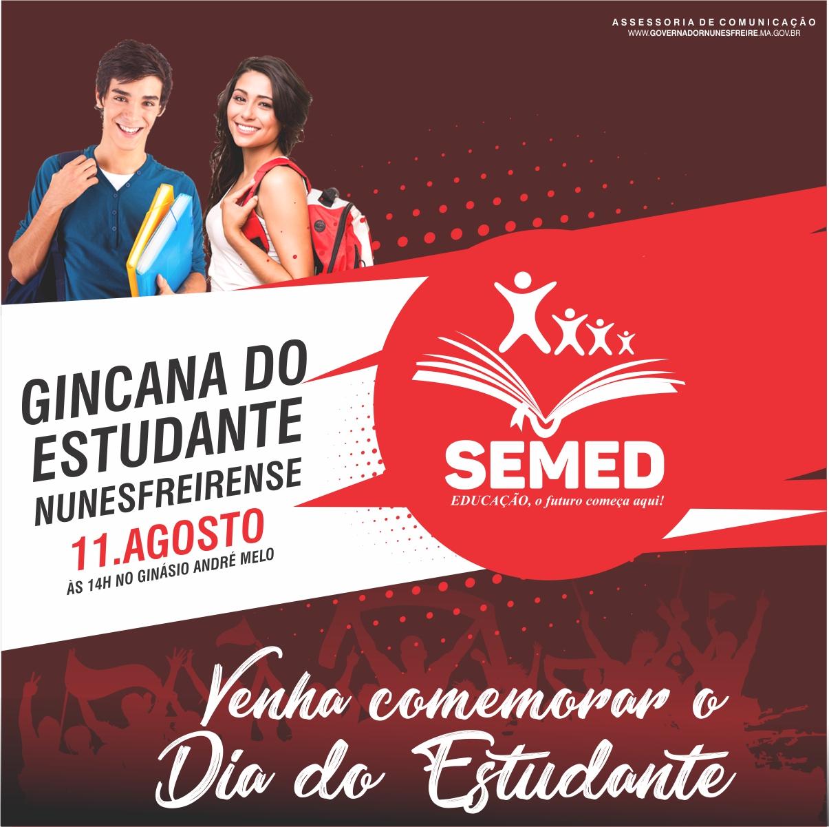 Gincana do Estudante Nunesfreirense acontecerá nesse sábado, 11