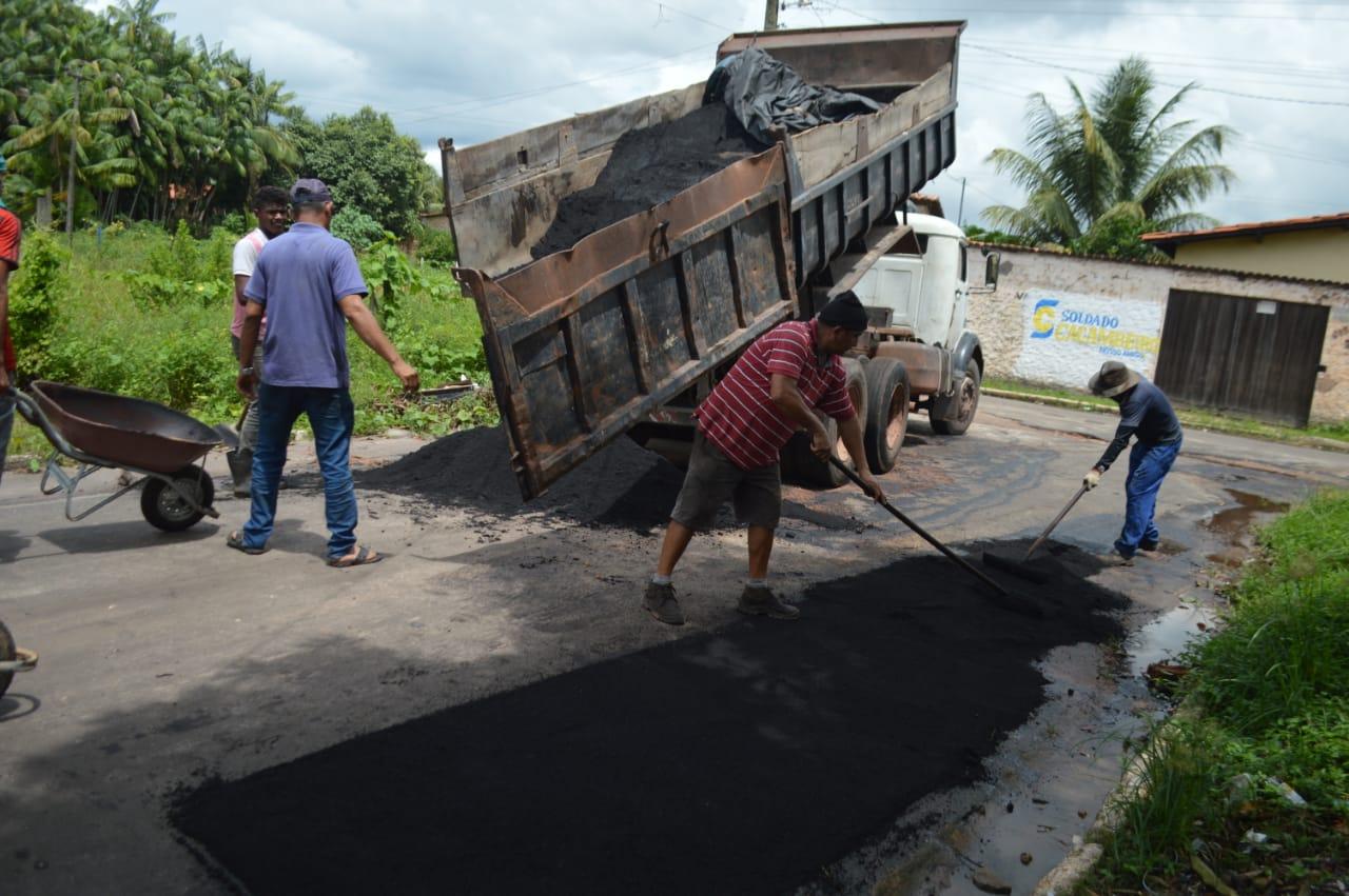 Mais ruas são recuperadas pela Prefeitura de Maracaçumé