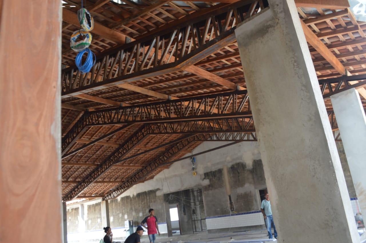 Escola do Estado segue em construção em Maracaçumé