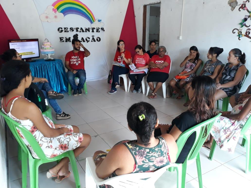 CRAS de Amapá do Maranhão realizou mais um encontro do Gestantes em Ação