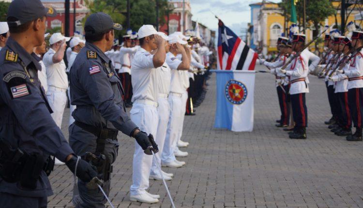 PMMA comemora seus 183 anos durante solenidade militar no centro de São Luís
