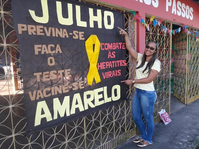 Julho Amarelo é tema central de ações da SEMUS de Junco do Maranhão