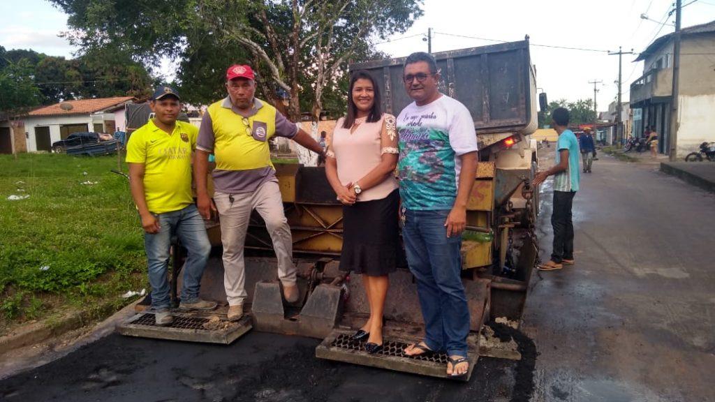 Mais ruas são asfaltadas em Amapá do Maranhão