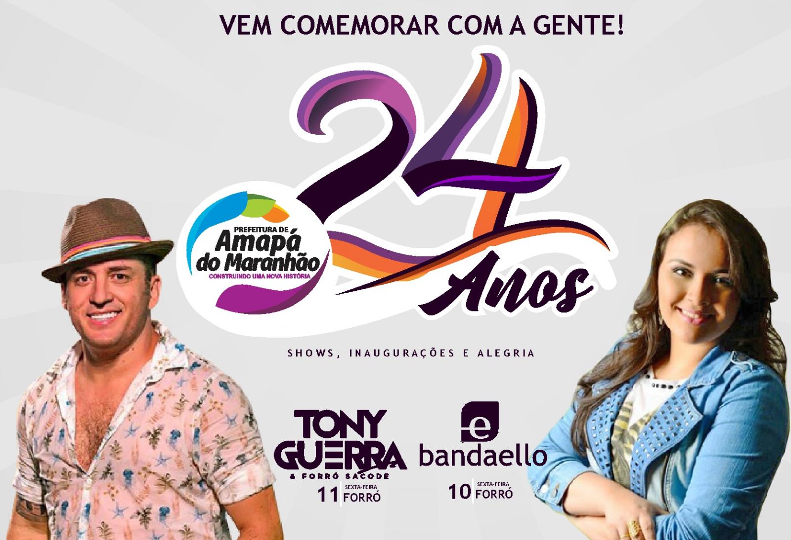 Aniversário de Amapá do Maranhão contará com dois dias de comemoração
