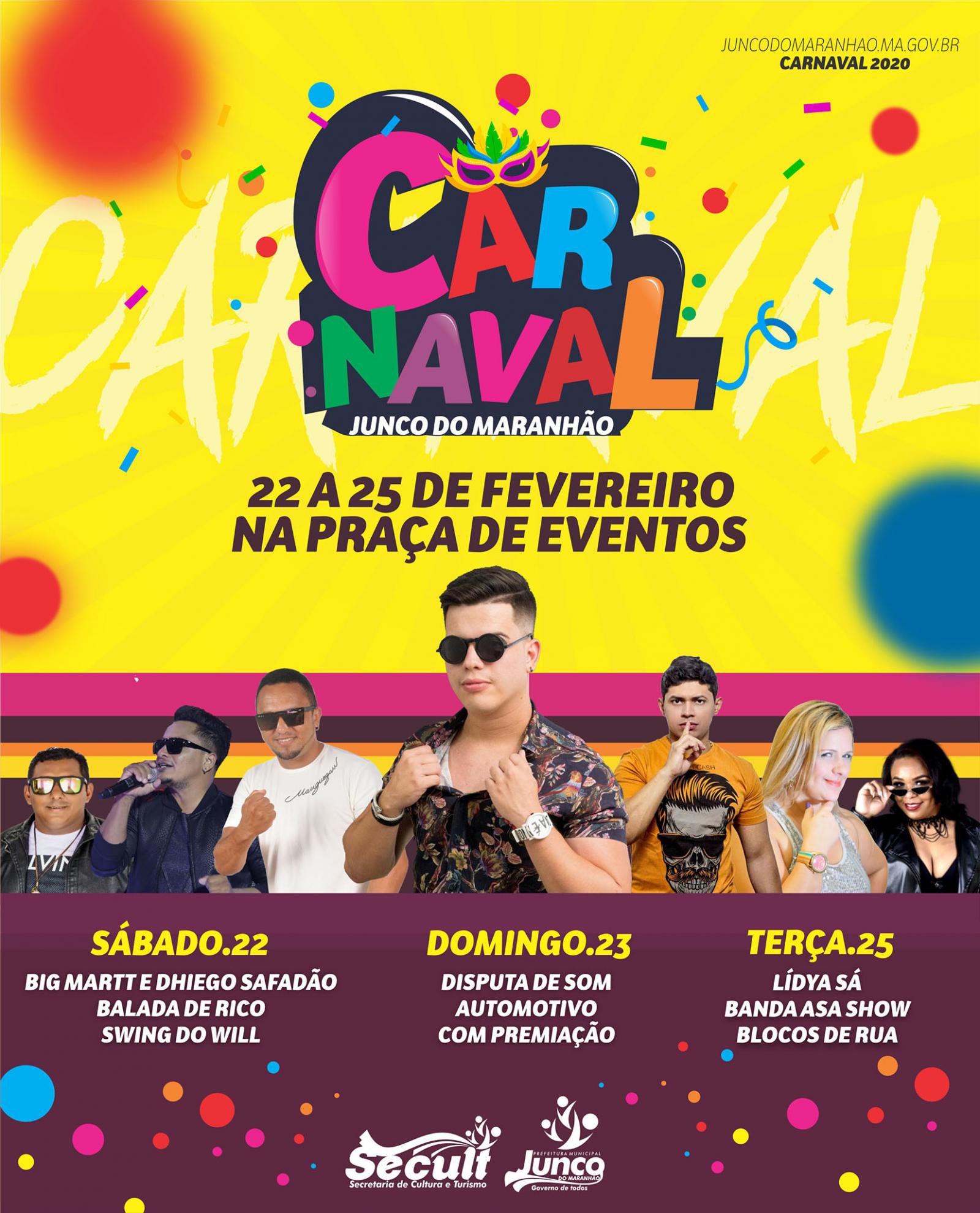 Carnaval de Junco do Maranhão está com programação fechada