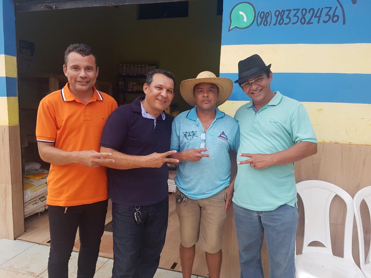 Mais forte e com apoio popular Ney Passinho percorre Centro Novo do Maranhão