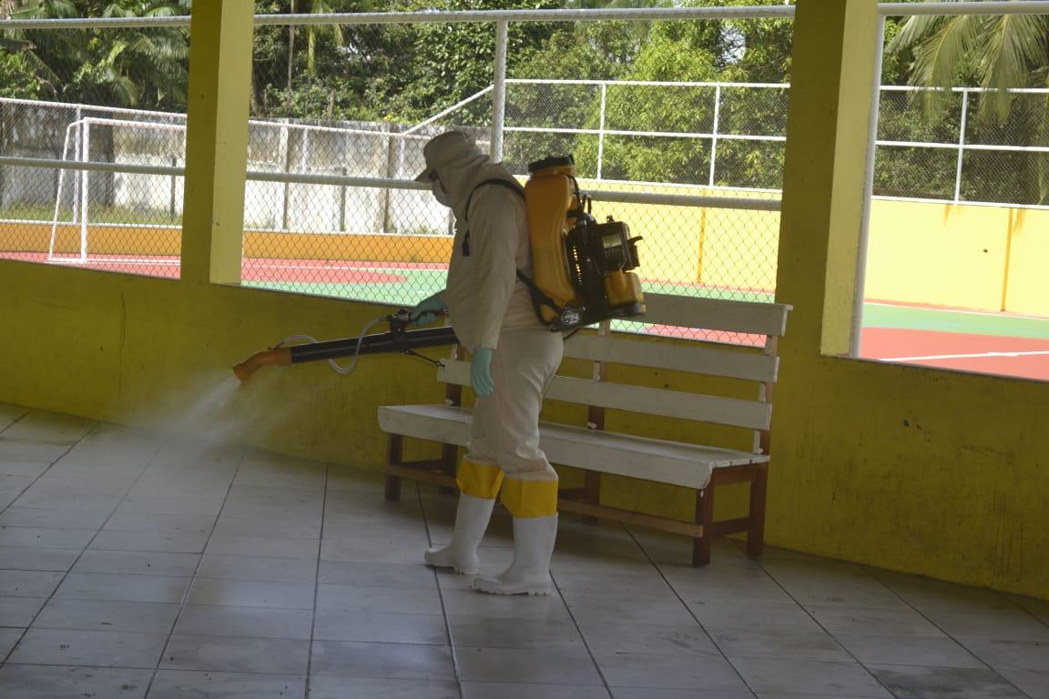 Higienização de ambientes é apenas mais uma das ações de combate ao novo coronavírus em Boa Vista do Gurupi