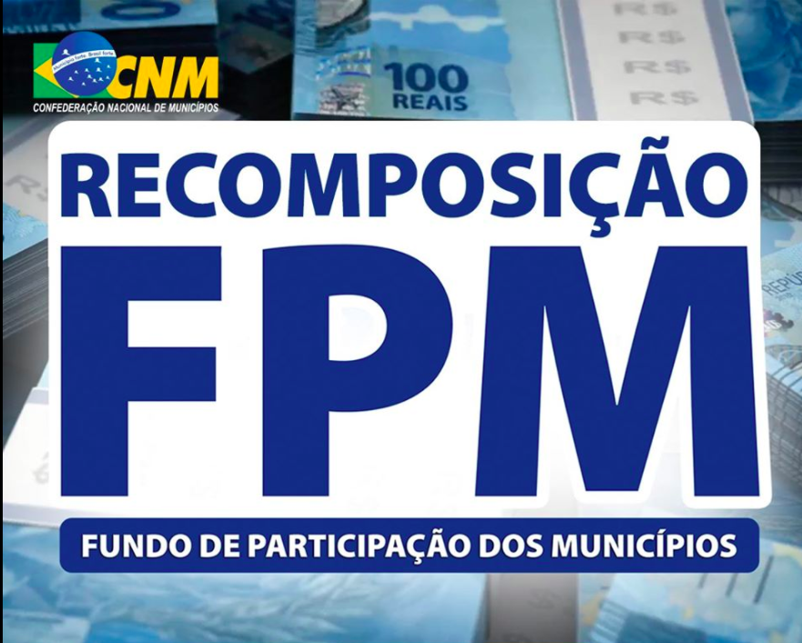 Segunda recomposição do FPM deve ser de R$ 474,5 milhões