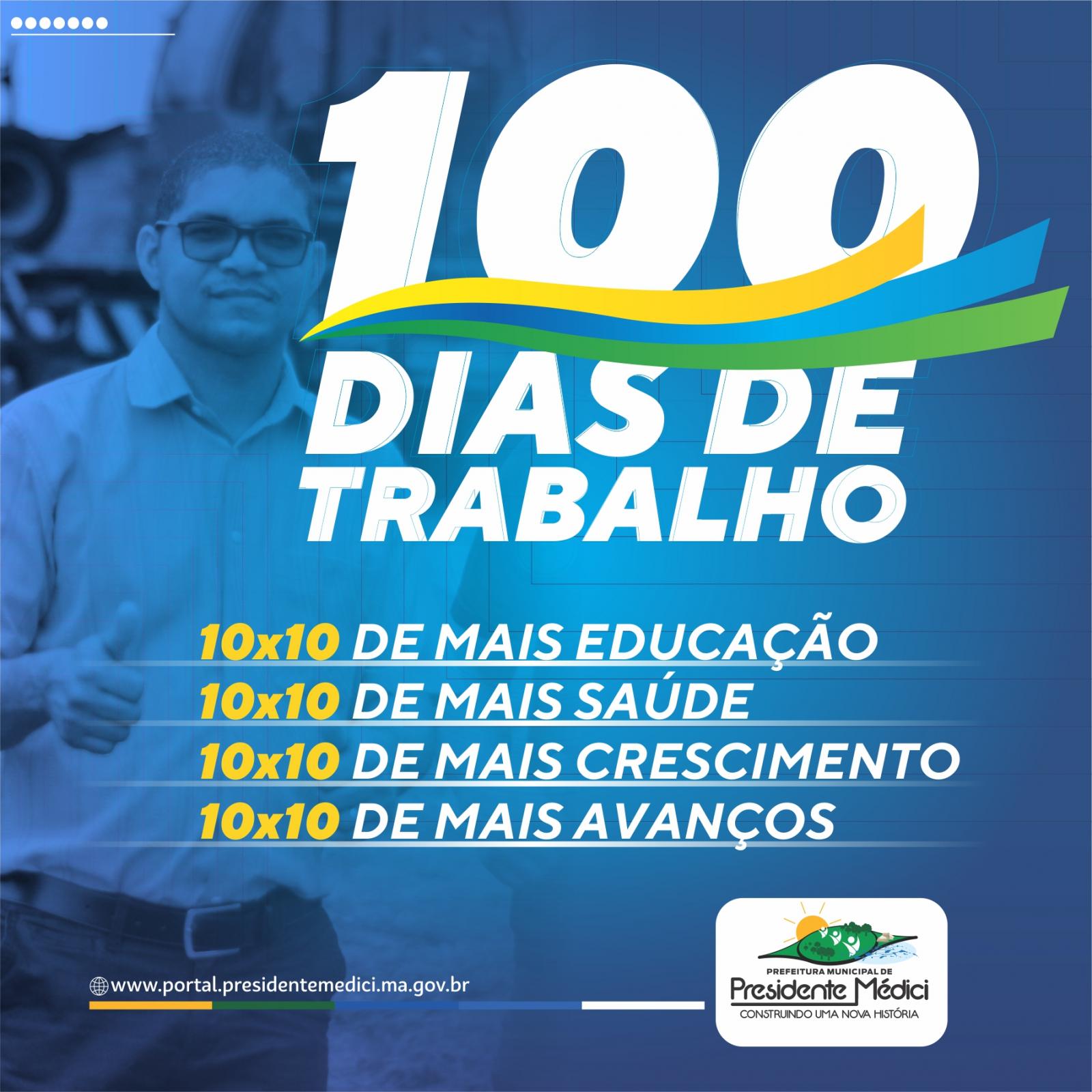 Dr. Caçula Coelho completa 100 dias melhorando Presidente Médici