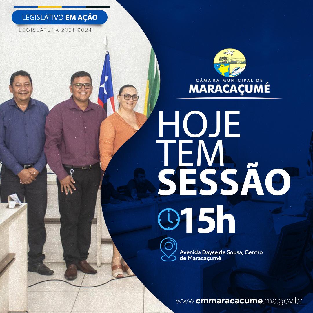 Última sessão ordinária da Câmara de Vereadores de Maracaçumé no mês de março acontece nesta quinta, 30