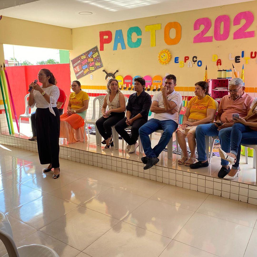 SEMED realiza mais uma formação do Pacto pela Aprendizagem para professores de Junco que atuam na Educação Infantil